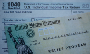 Stimulus check and Form 1040